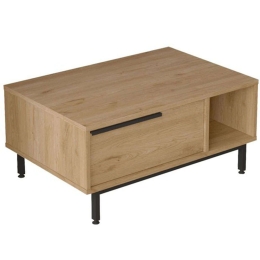 Τραπέζι Σαλονιού Frixton 176-000138 90x60x37,5cm Natural-Black