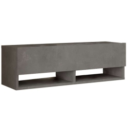 Έπιπλο Τηλεόρασης Επιτοίχιο Roscoe 176-000154 100x31,5x29,5cm Antique Anthracite