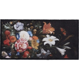 Πατάκι Εισόδου Vision Cheerful Flowers 910 40x80cm Black-Multi Sdim 40X80