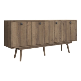 Μπουφές Salonde 180x40x82,6cm Walnut