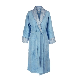Μπουρνούζι 01 Με Γιακά Sky Blue DimCol