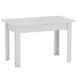 Τραπέζι Επεκτεινόμενο Quiin 184-000008 120/174x70x73,5cm White Cipboard,Wood