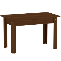 Τραπέζι Επεκτεινόμενο Quiin 184-000009 120/174x70x73,5cm Walnut Μοριοσανίδα,Ξύλο