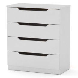 Συρταριέρα Azenor 184-000051 72x38x83cm White