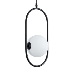 Φωτιστικό Οροφής Hamburg 00589 20x15x40cm 1xE27 Black GloboStar