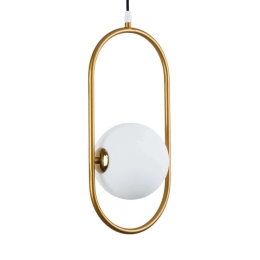 Φωτιστικό Οροφής Hamburg 00590 20x15x40cm 1xE27 Gold GloboStar