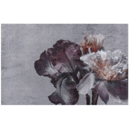 Πατάκι Εισόδου Soft & Deco 910 Wild Flower 67X100cm Grey -Red Sdim 67X100