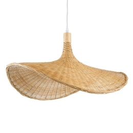 Φωτιστικό Οροφής Cuba 01721 Φ63x32cm 1xE27 Beige GloboStar