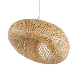 Φωτιστικό Οροφής Caribbean 01723 Φ45x24cm 1xE27 Beige GloboStar