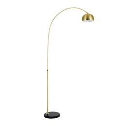 Φωτιστικό Δαπέδου Prague 00991 90x29,5x180cm 1xE27 Black-Gold GloboStar