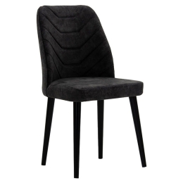Καρέκλα Adeline 190-000024 49x52x91 Anthracite Antique-Black