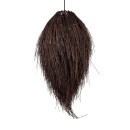 Φωτιστικό Οροφής Archipelago 01748 Φ30x63cm 1xE27 Dark Brown GloboStar