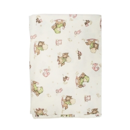 Πάπλωμα Βρεφικό Φανελένια Baby 03 Green DimCol 120x160cm 100% Βαμβάκι