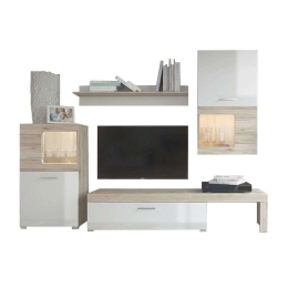 Σύνθετο Annalie 192-000005 215x39x180cm Sonoma-White