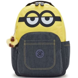 Σακίδιο Πλάτης Παιδικό Για Laptop 15" Minions Seoul Jeans I3986-MI8 44x35x21cm 27lt Multi Kipling Polyamide