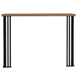 Κονσόλα Bruce 197-000148 100x18x88cm Walnut Μελαμίνη,Μέταλλο