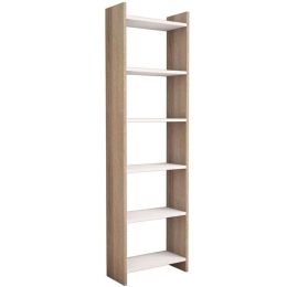 Βιβλιοθήκη Darco 197-000197 48,6x22x160cm Oak-White
