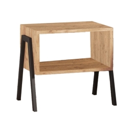 Κομοδίνο Taffa 197-000264 49x35x49cm Sonoma-Black