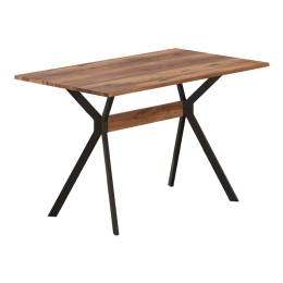Τραπέζι Laluka 197-000267 120x70x74cm Walnut