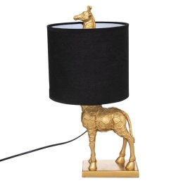 Επιτραπέζιο Φωτιστικό Giraffe 199-000477 Ε27 22.5x20x42cm Black-Gold