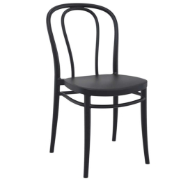 Καρέκλα Victor 20.0310 45Χ52Χ85cm Black Siesta
