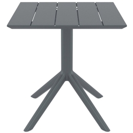 Τραπέζι Paris 20.0863 70x70x74cm Dark Grey