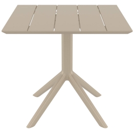 Τραπέζι Paris 20.0868 80x80x74cm Taupe