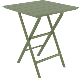 Τραπέζι Πτυσ/νο Helen 20.0895 60x60x74cm Olive Green