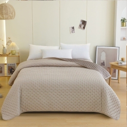 Κουβερλί Renzo Ecru-Grey Melinen Μονό 160x240cm Microfiber