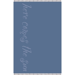 Πετσέτα Θαλάσσης Beatles Blue Melinen Θαλάσσης 86x160cm 100% Βαμβάκι