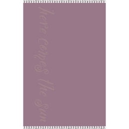 Πετσέτα Θαλάσσης Beatles Plum Melinen Θαλάσσης 86x160cm 100% Βαμβάκι