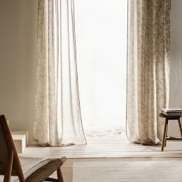 Κουρτίνα Oliana 429 Με Loops Greige Gofis Home 140x295 Πολυέστερ