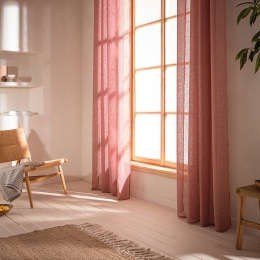 Κουρτίνα Combe 502/ 08 Με Σιρίτι Tree Brown Gofis Home 140X280 Πολυέστερ