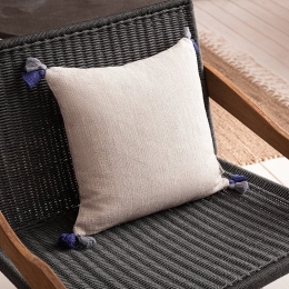 Μαξιλαροθήκη Διακοσμητική Saira 470/ 09 Marine Blue Gofis Home 43X43 100% Βαμβάκι