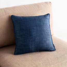 Μαξιλαροθήκη Διακοσμητική Chrome 930B/09 Blue Jean Gofis Home 43X43 43x43cm Πολυέστερ