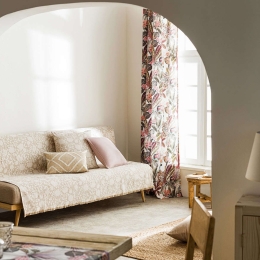 Ριχτάρι Rosefield Beige 201/06 Gofis Home Διθέσιο 180x250cm Βαμβάκι-Πολυέστερ