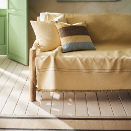 Ριχτάρι Ziyi 339/04 Wheat Yellow Gofis Home Πολυθρόνα 180x180cm Βαμβάκι-Πολυέστερ