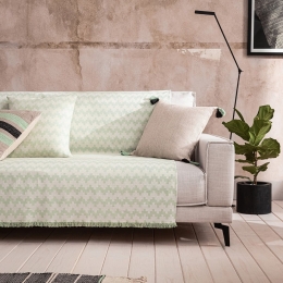 Ριχτάρι Summer Waves 466/ 38 Sea Glass Gofis Home Τετραθέσιο 180x350cm Βαμβάκι-Πολυέστερ