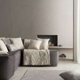 Ριχτάρι Niagra 842/06 Beige Gofis Home Τριθέσιο 180x310cm Βαμβάκι-Ακρυλικό