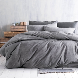 Σεντόνια Charisma (Σετ 4τμχ) Grey Ρυθμός Υπέρδιπλo 230x270cm 100% Βαμβάκι