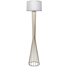 Φωτιστικό Δαπέδου PWL-1062 Φ38x155cm 1xE27 Gold-White