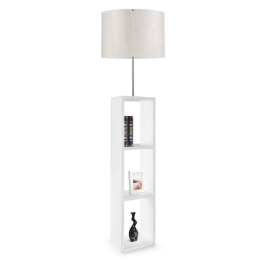 Φωτιστικό Δαπέδου PWL-1100 Φ38x150cm 1xE27 White-Silver
