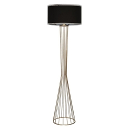 Φωτιστικό Δαπέδου PWL-1062 Ε27 Φ38x155cm Gold-Silver-Black