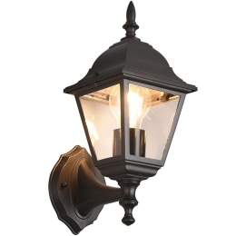 Φωτιστικό Τοίχου - Απλίκα Livenza 205760132 14x19x34cm 1xE27 60W Black Trio Lighting