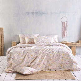 Πάπλωμα Σετ 3τμχ Symbol Glow Pink Ρυθμός Υπέρδιπλο 220x240cm 100% Βαμβάκι