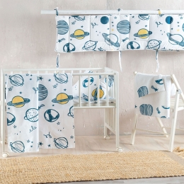 Πάπλωμα Βρεφικό Saturn White Ρυθμός 110x150cm 100% Βαμβάκι