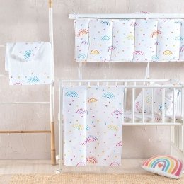 Πάπλωμα Βρεφικό Rainbow Multi Ρυθμός 110x150cm 100% Βαμβάκι