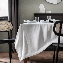 Τραπεζομάντηλο 173 16 Pure White Gofis Home 150X200 Βαμβάκι-Πολυέστερ