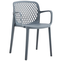 Πολυθρόνα Laria 21.0017 54x51x80cm Dark Grey