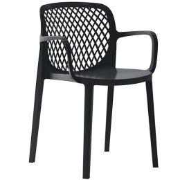 Πολυθρόνα Laria 21.0018 54x51x80cm Black